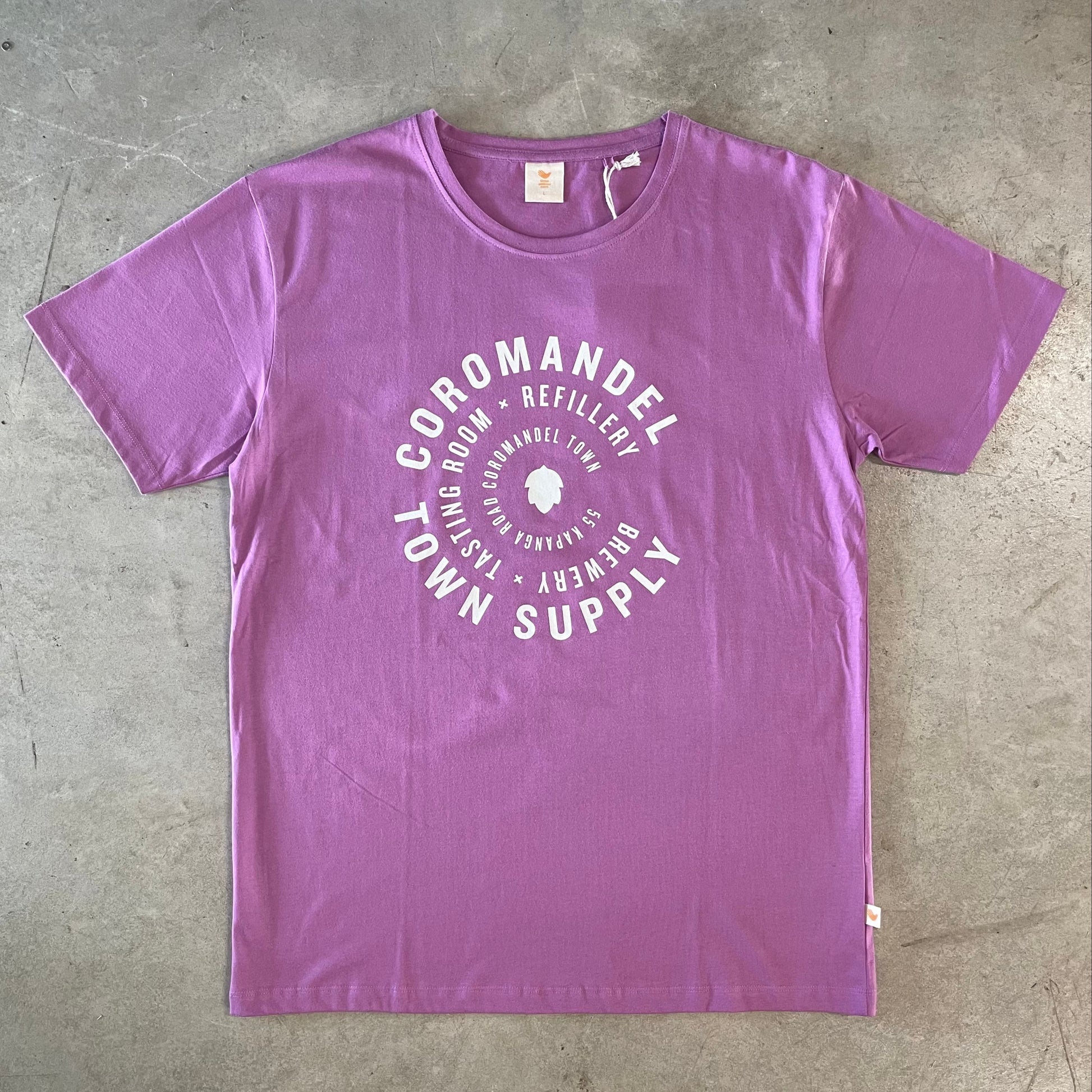 Coromandel Town Supply Pink tee shirt
