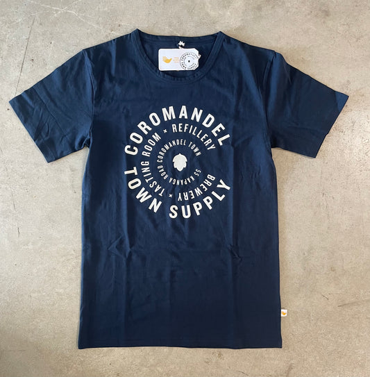 NAVY LOGO TEE