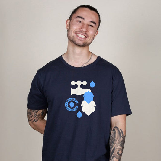 Coromandel Town Supply Navy tap hop  tee shirt